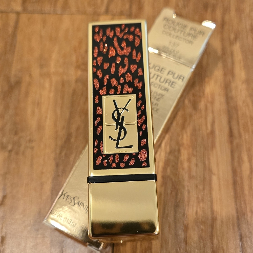 YSL Rouge Pur Couture Collector 137 Wildly Bordeaux Lipstick - Picture 2 of 4